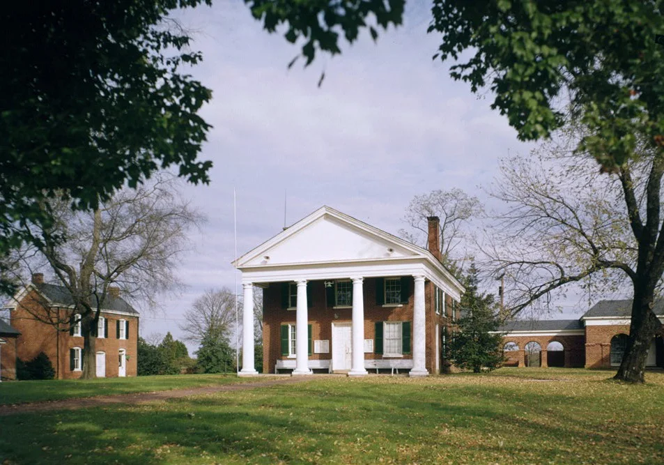 Historic Goochland County Courthouse. Archival photograph.